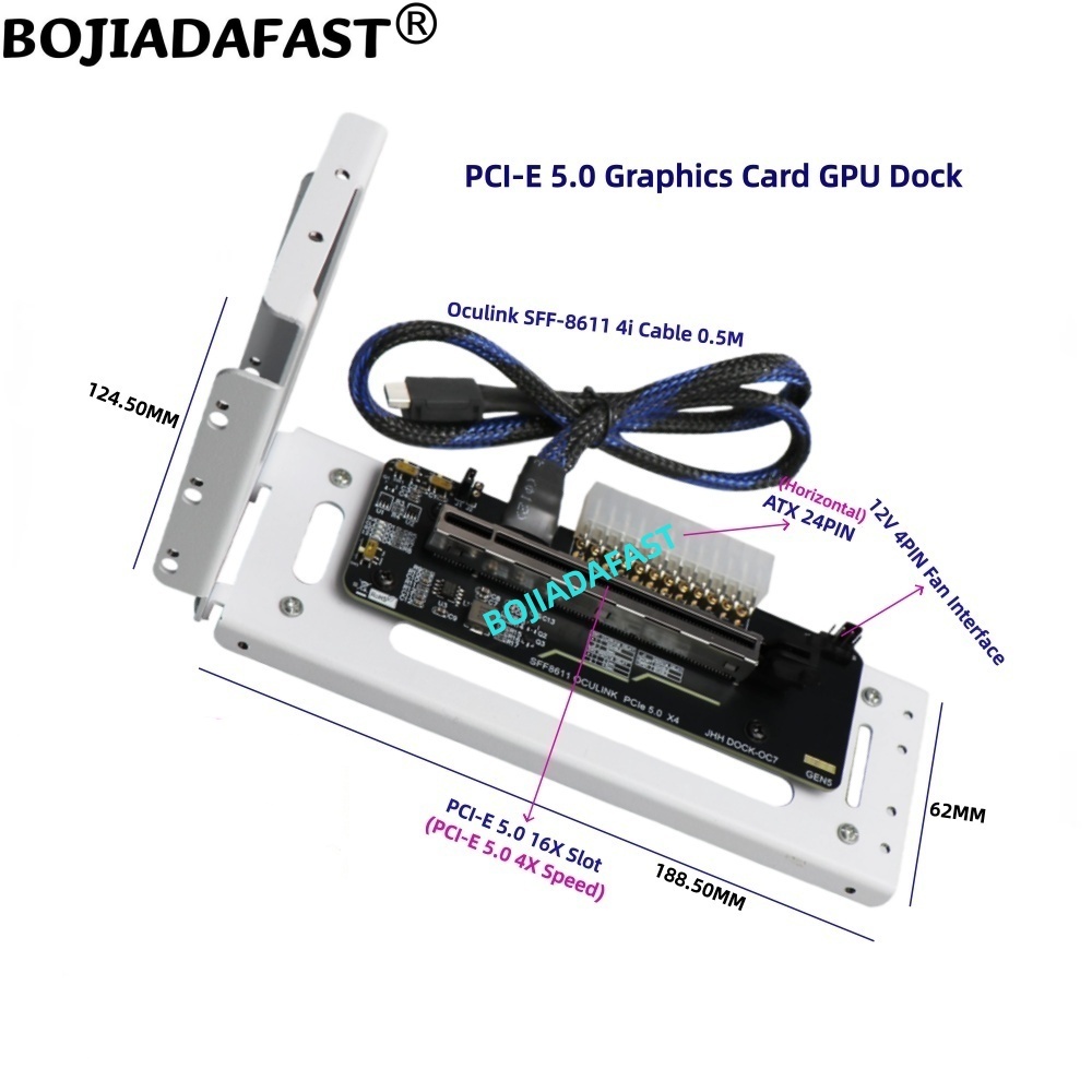 Scheda Adattatore PCI-E 5.0 16 - Oculink Egpu Dock Graphics Card recensione e prezzo