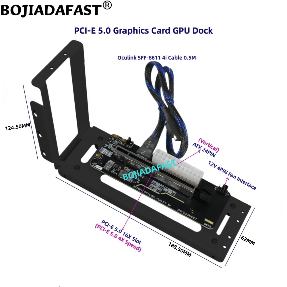 Scheda Adattatore PCI-E 5.0 16 - Oculink Egpu Dock Graphics Card recensione e prezzo