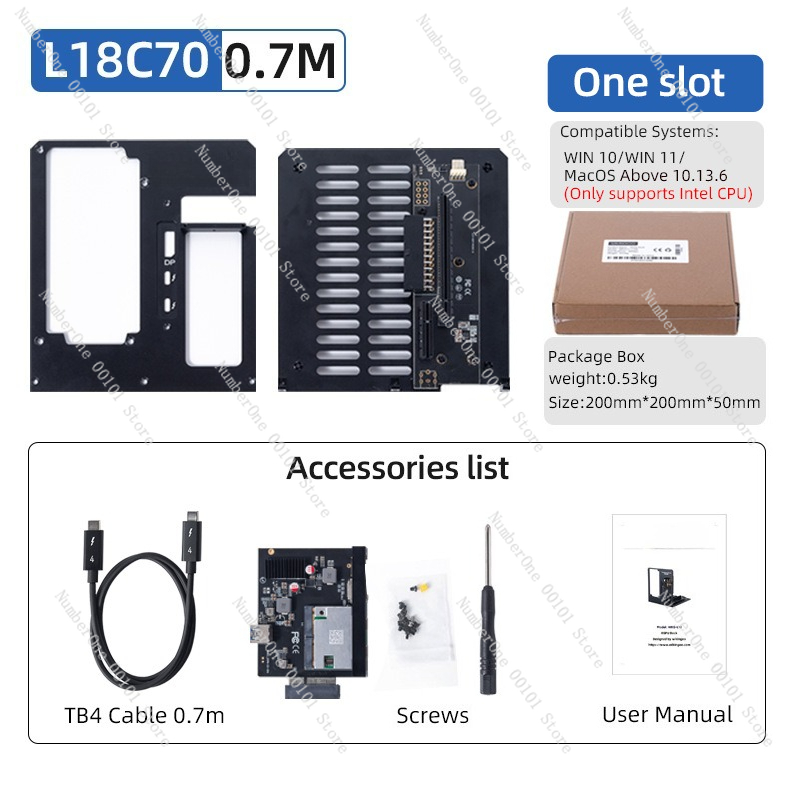 Dock GPU Thunderbolt 3 4 L18,  - Thunderbolt 4 External Gpu Enclosure recensione e prezzo